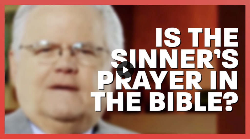 The Sinner's Prayer?